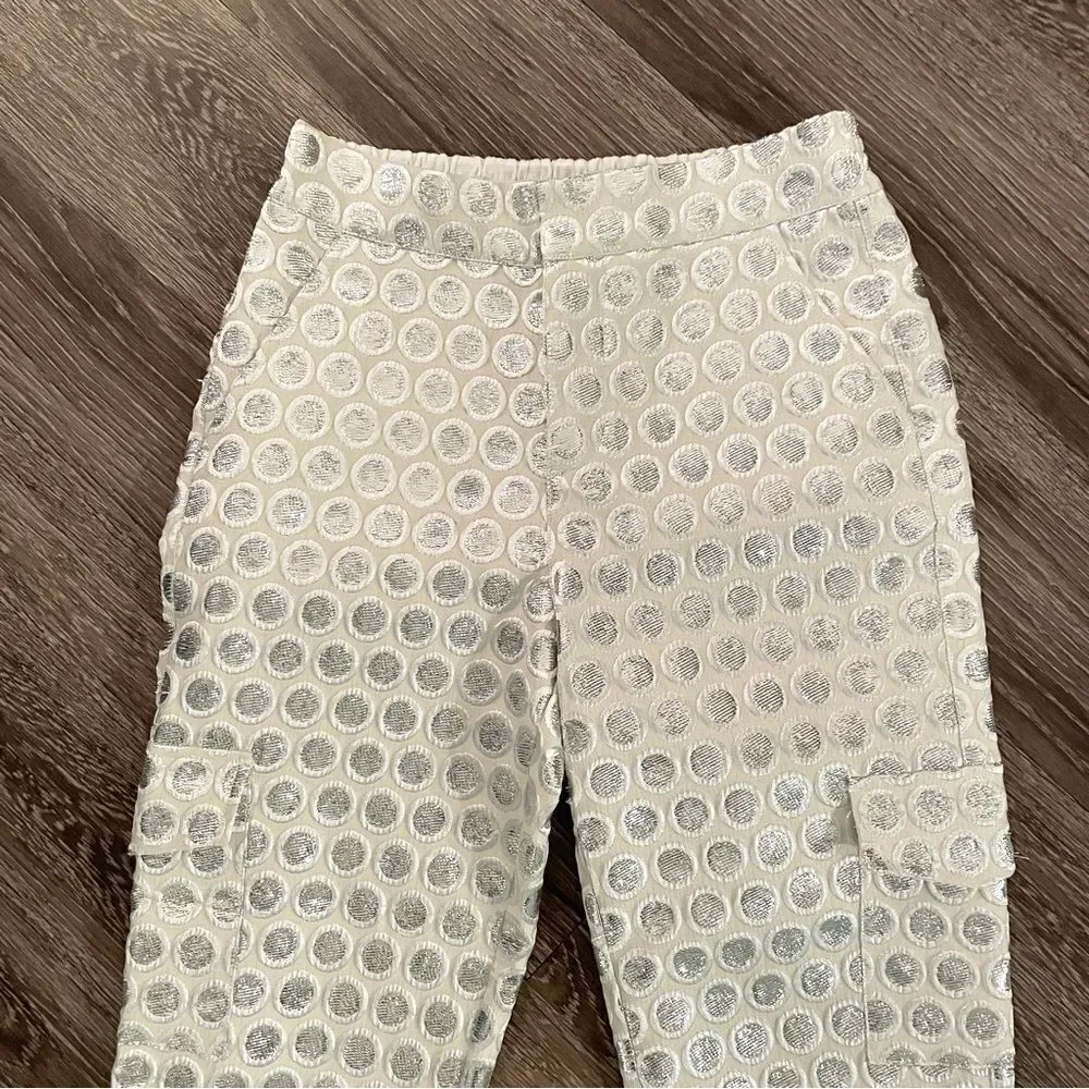 Anthropologie Jacquard Utility Joggers